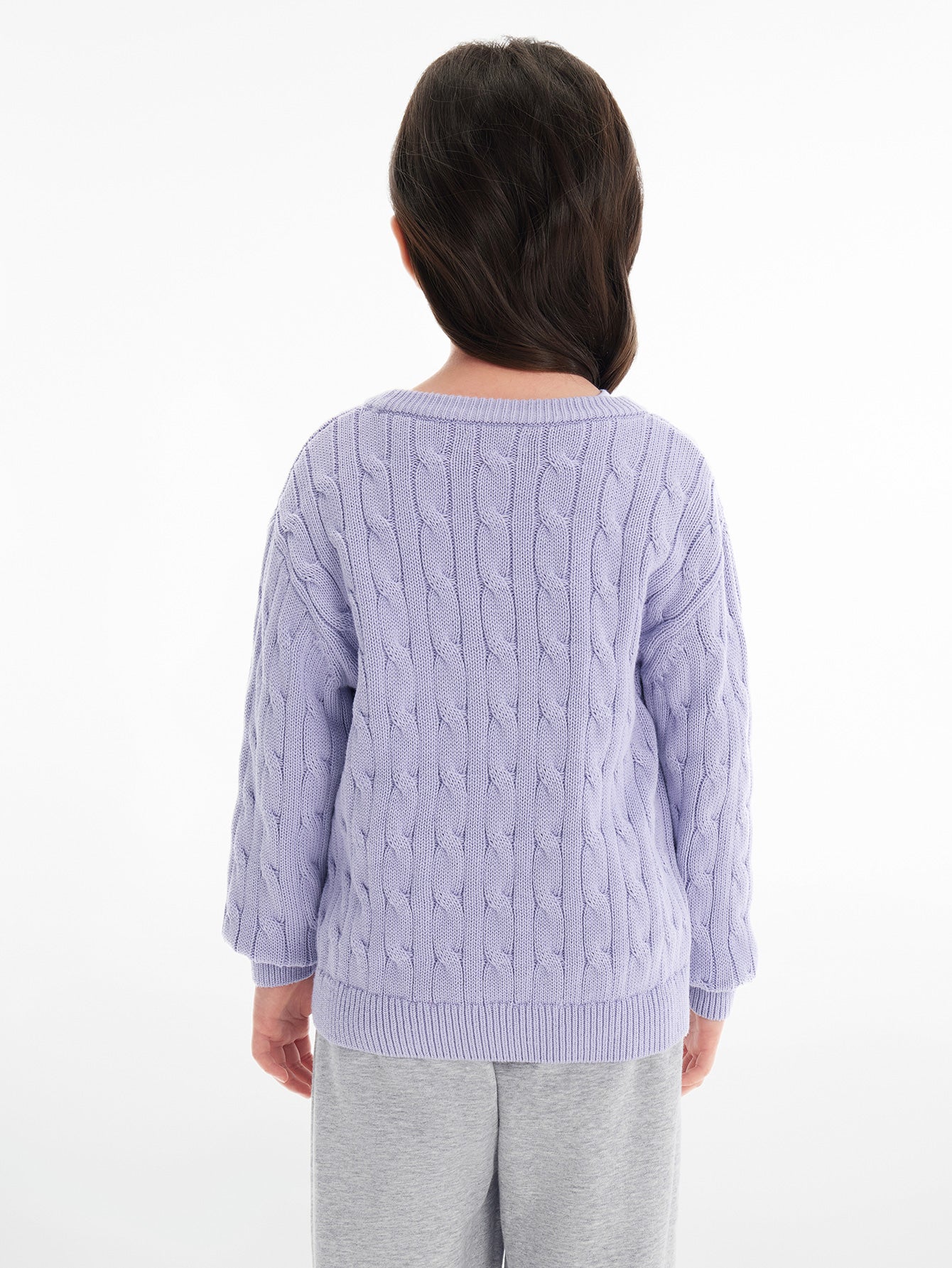 Unisex Toddler And Kid Multicolor Preppy Embroidered Sweater - Image 15
