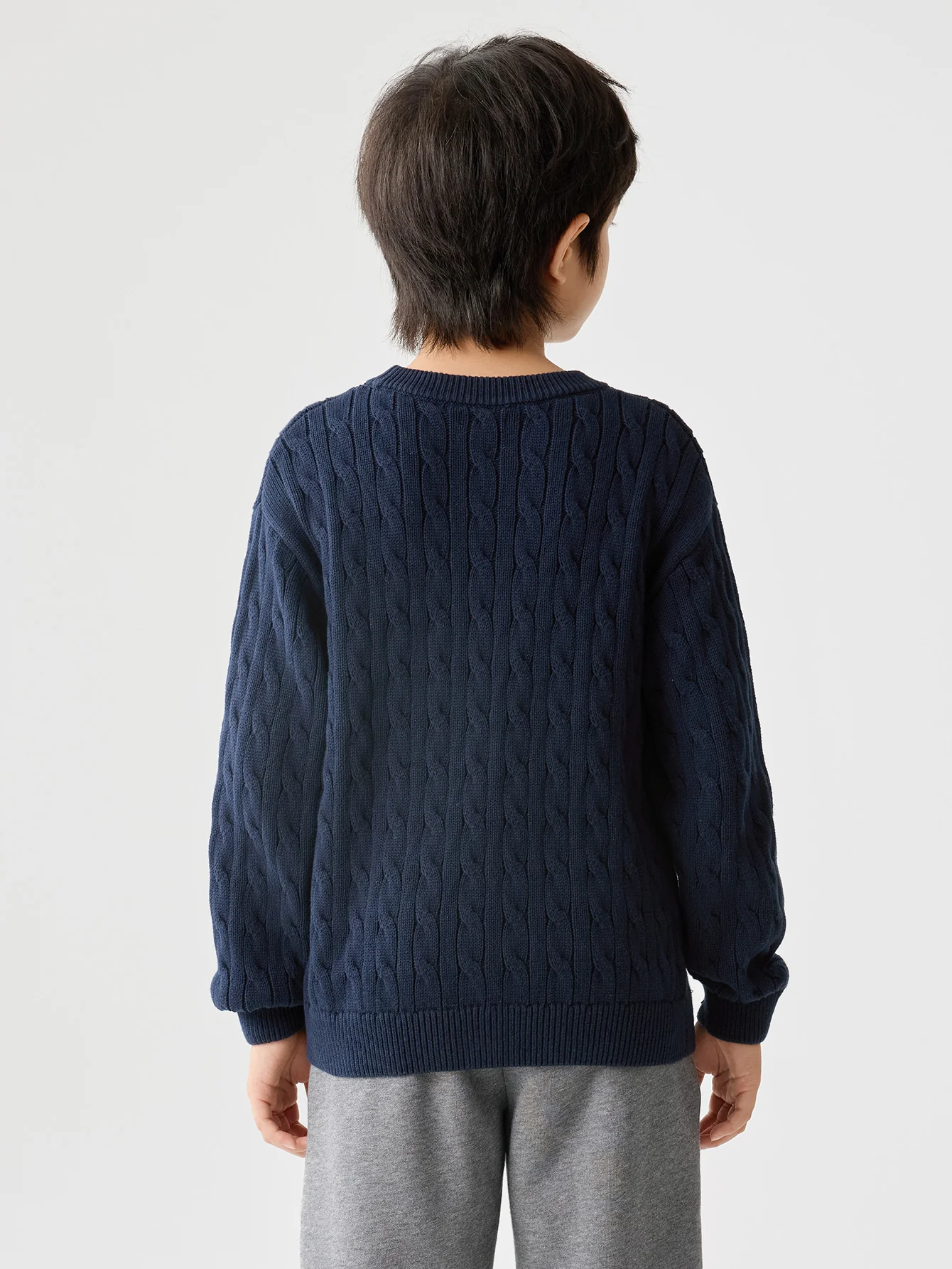 Unisex Toddler And Kid Multicolor Preppy Embroidered Sweater - Image 21