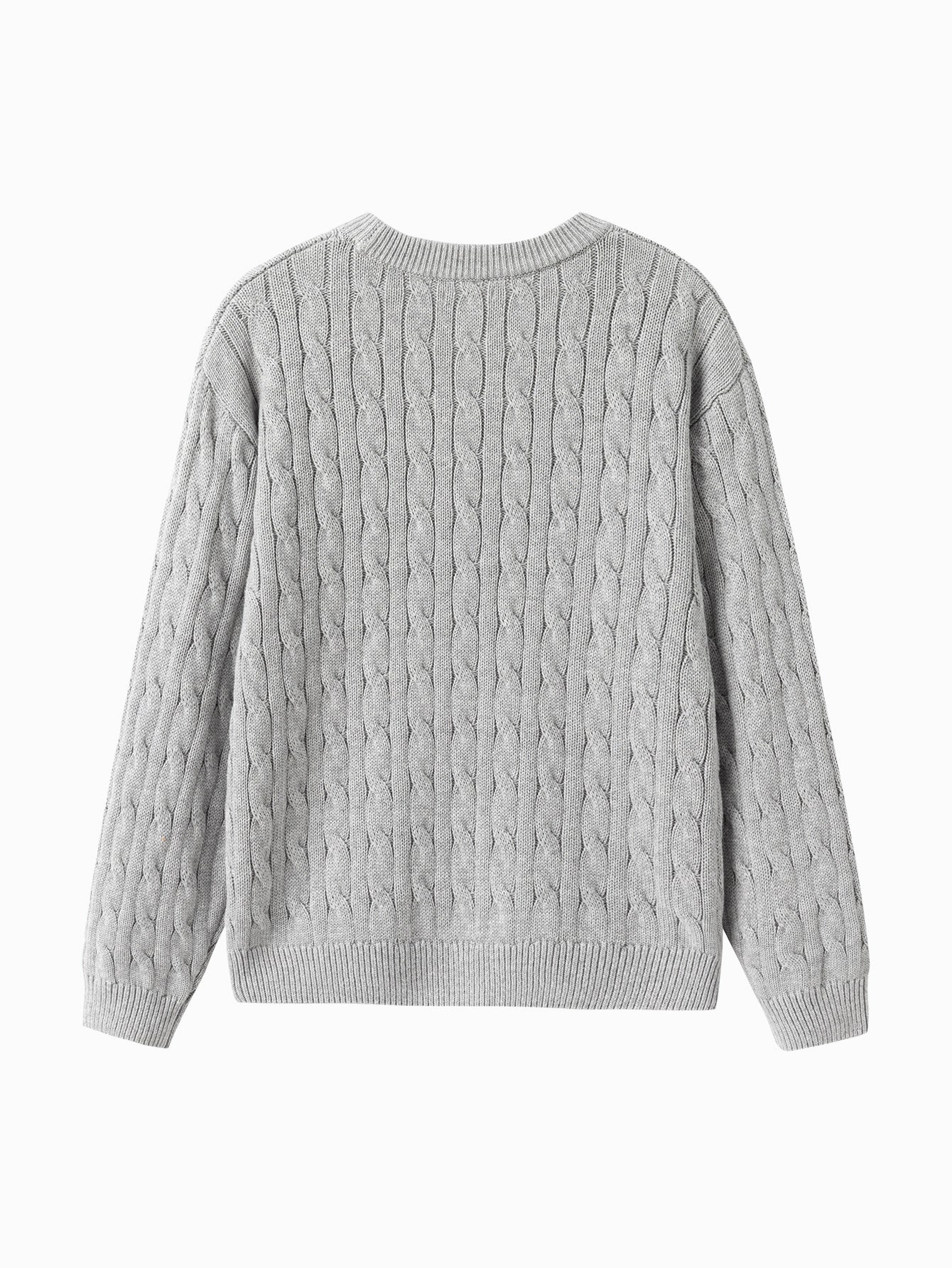 Unisex Toddler And Kid Multicolor Preppy Embroidered Sweater - Image 5