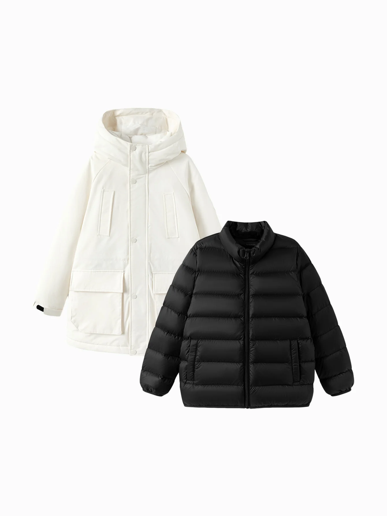 Unisex Toddler And Kid Silhouette Graphic Print Down Jacket - Image 10