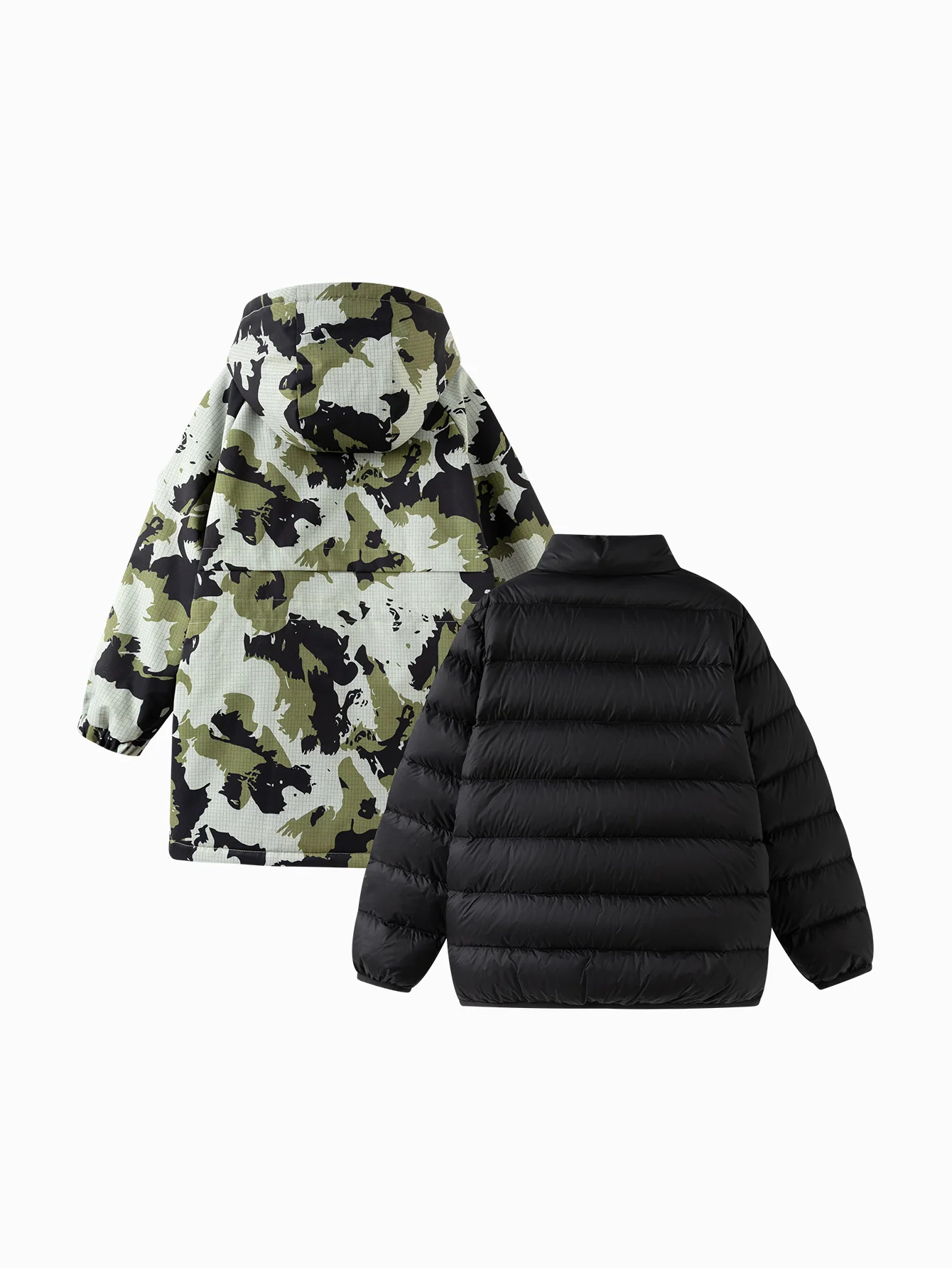 Unisex Toddler And Kid Silhouette Graphic Print Down Jacket - Image 5