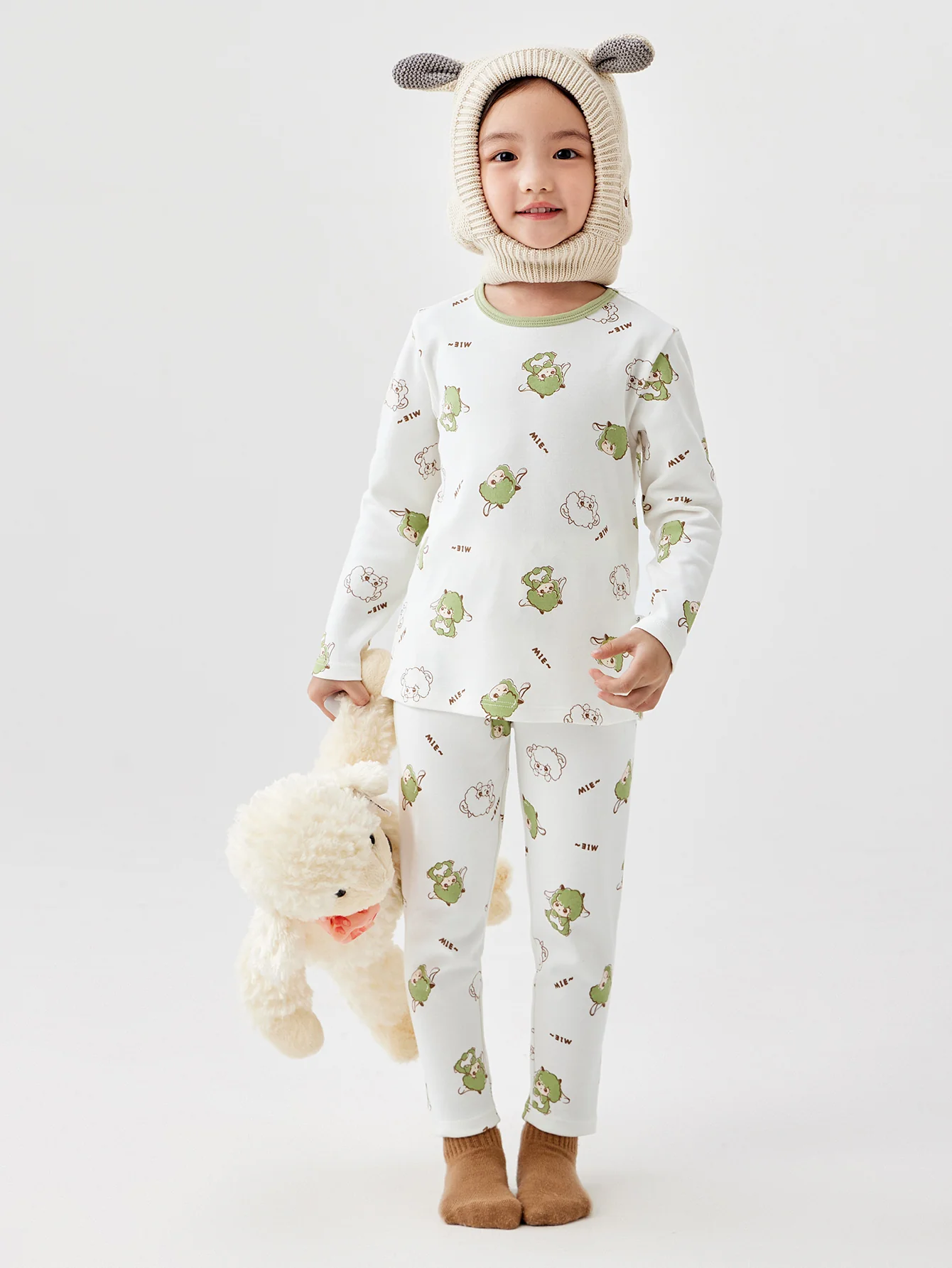 Unisex Toddler Cartoon Ancient Poetry Pattern Home Wear - Image 14