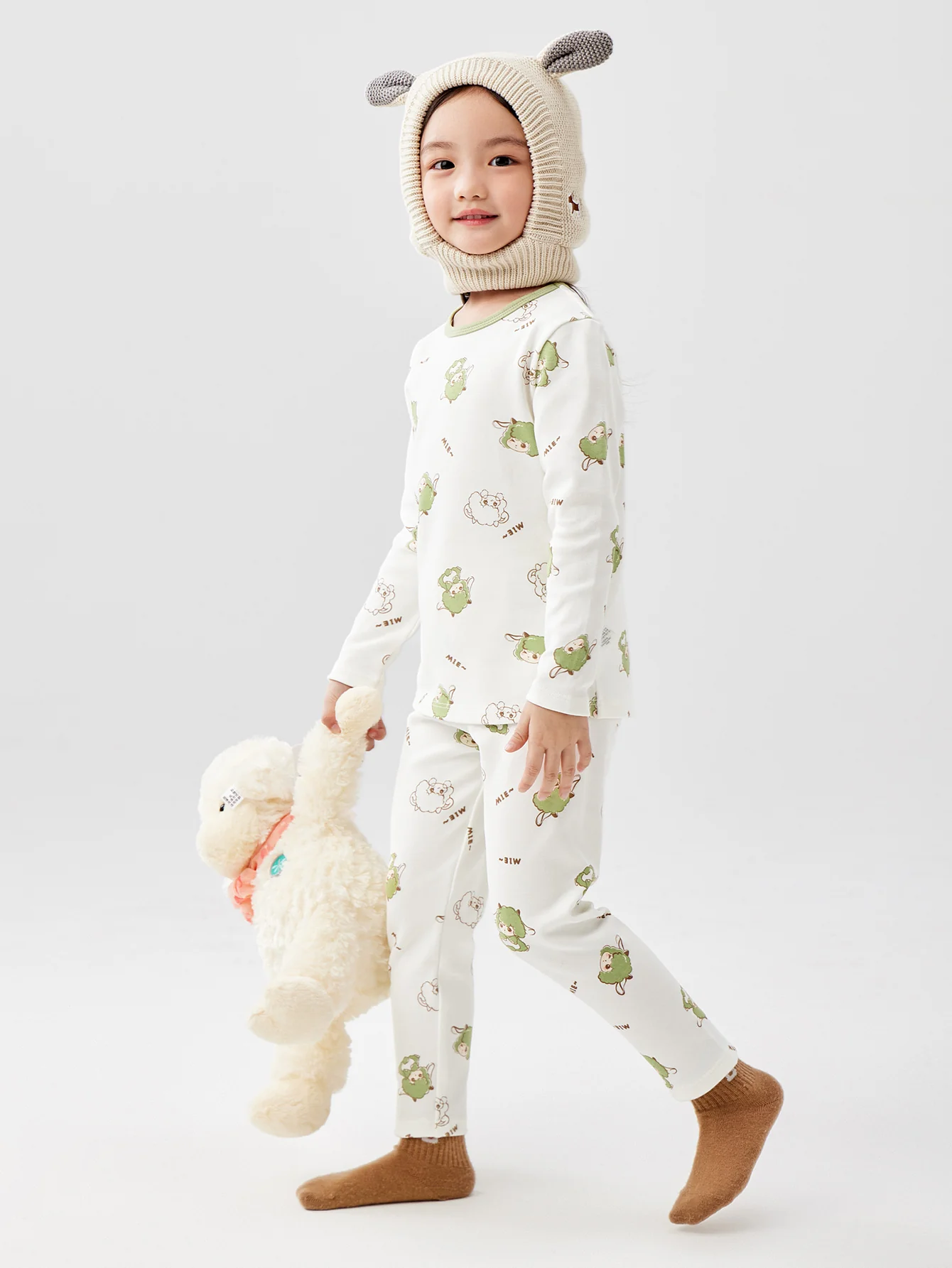 Unisex Toddler Cartoon Ancient Poetry Pattern Home Wear - Image 15
