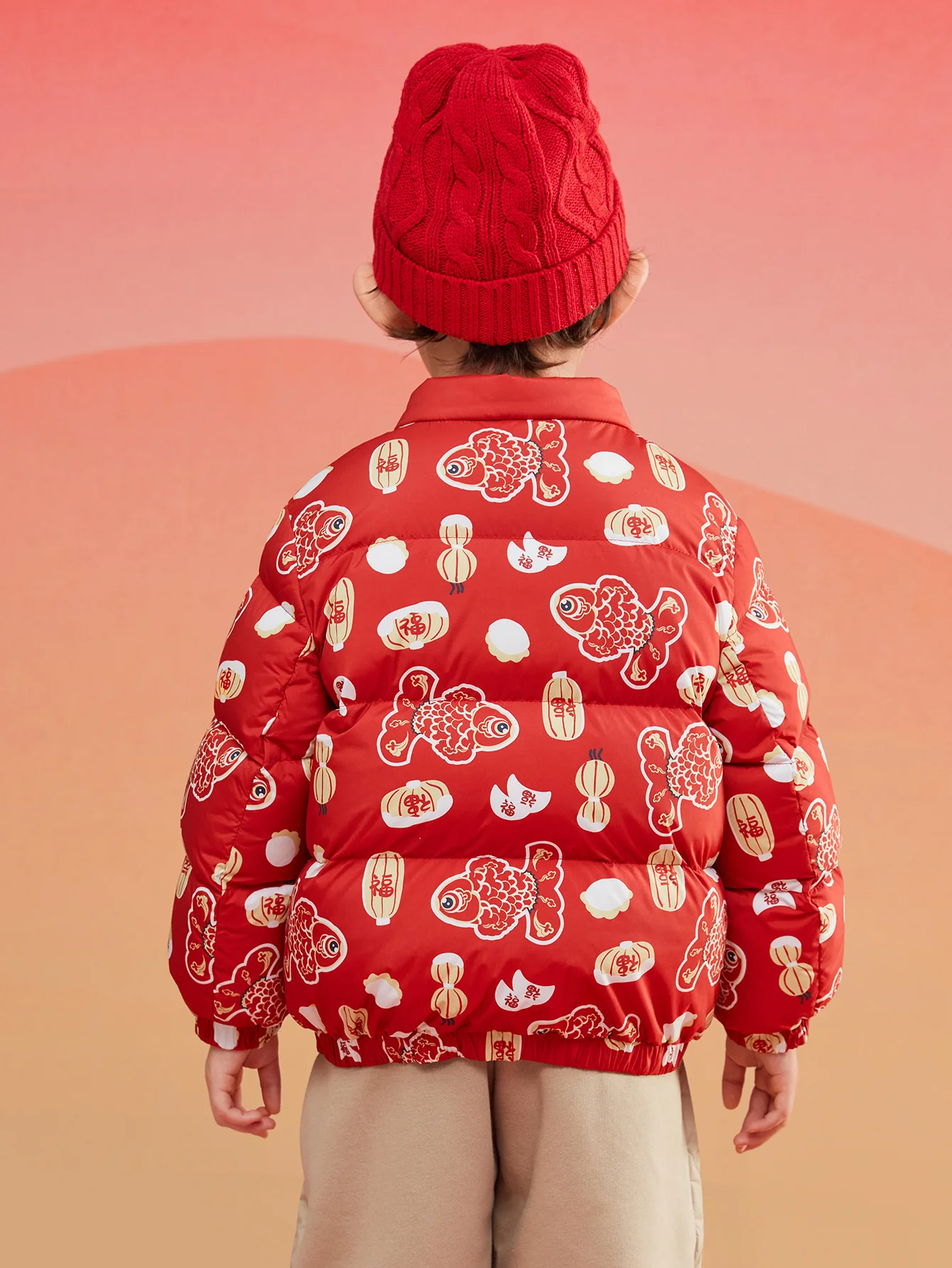 Unisex Toddler New Year Button Down Jacket - Image 9